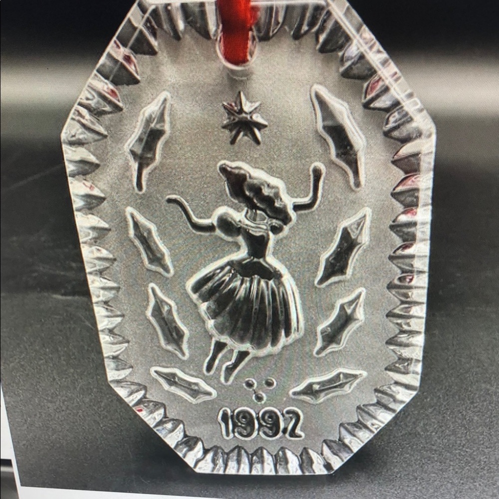 Vintage 1992 Waterford Crystal Ornament 12 Days of Christmas LADIES DANCING